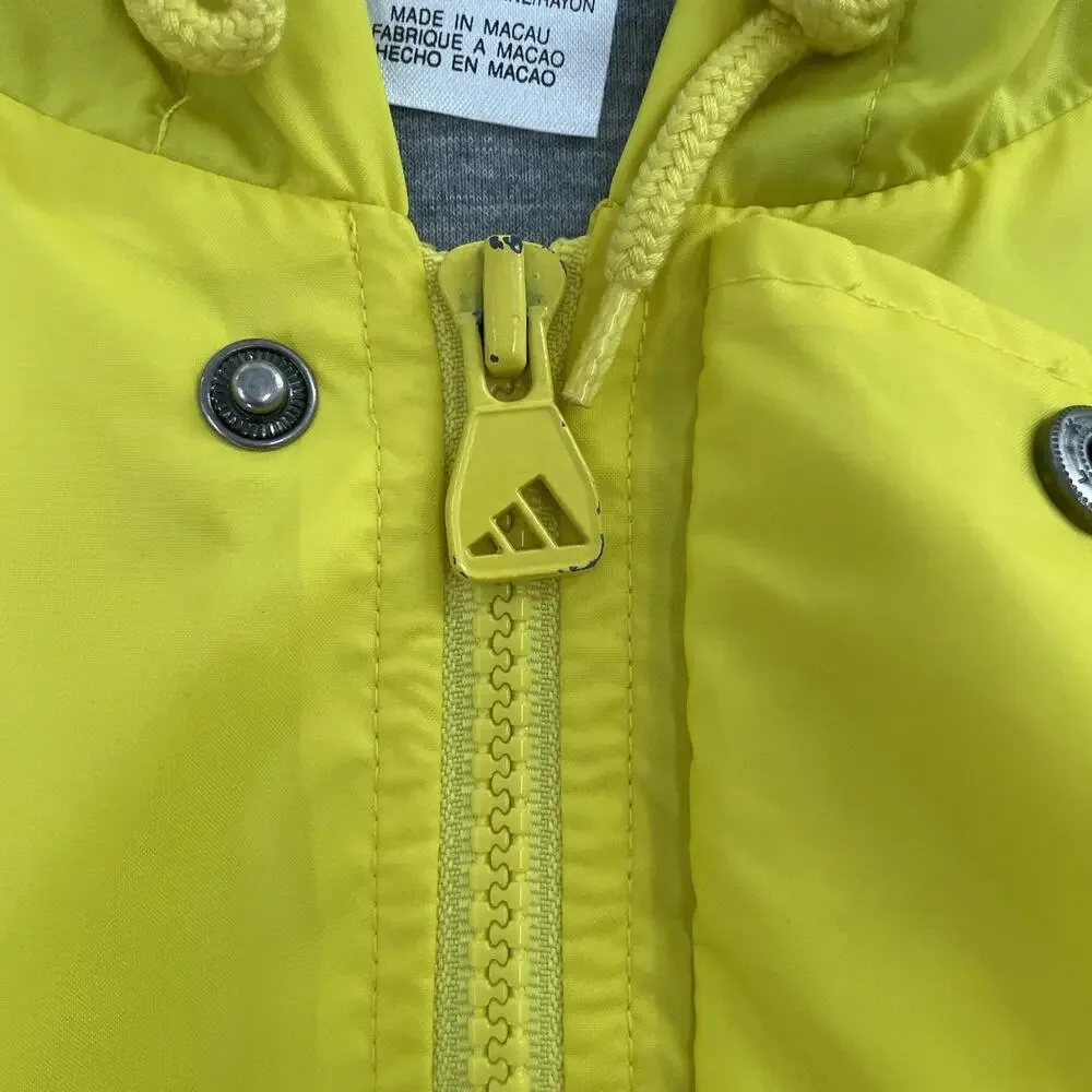 VINTAGE New York Yankees Jacket Adult XL Yellow Usher MLB Windbreaker Lined Mens